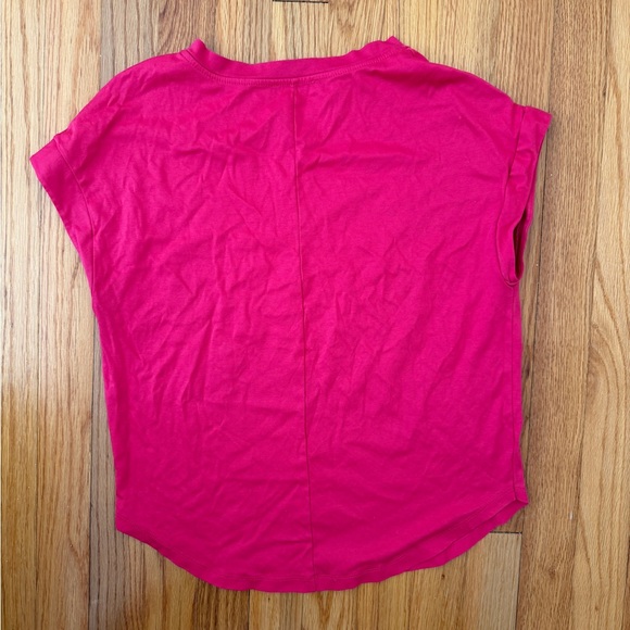 United Colors Of Benetton Shirt Women’s XS Pink Short Sleeve - Picture 3 of 5